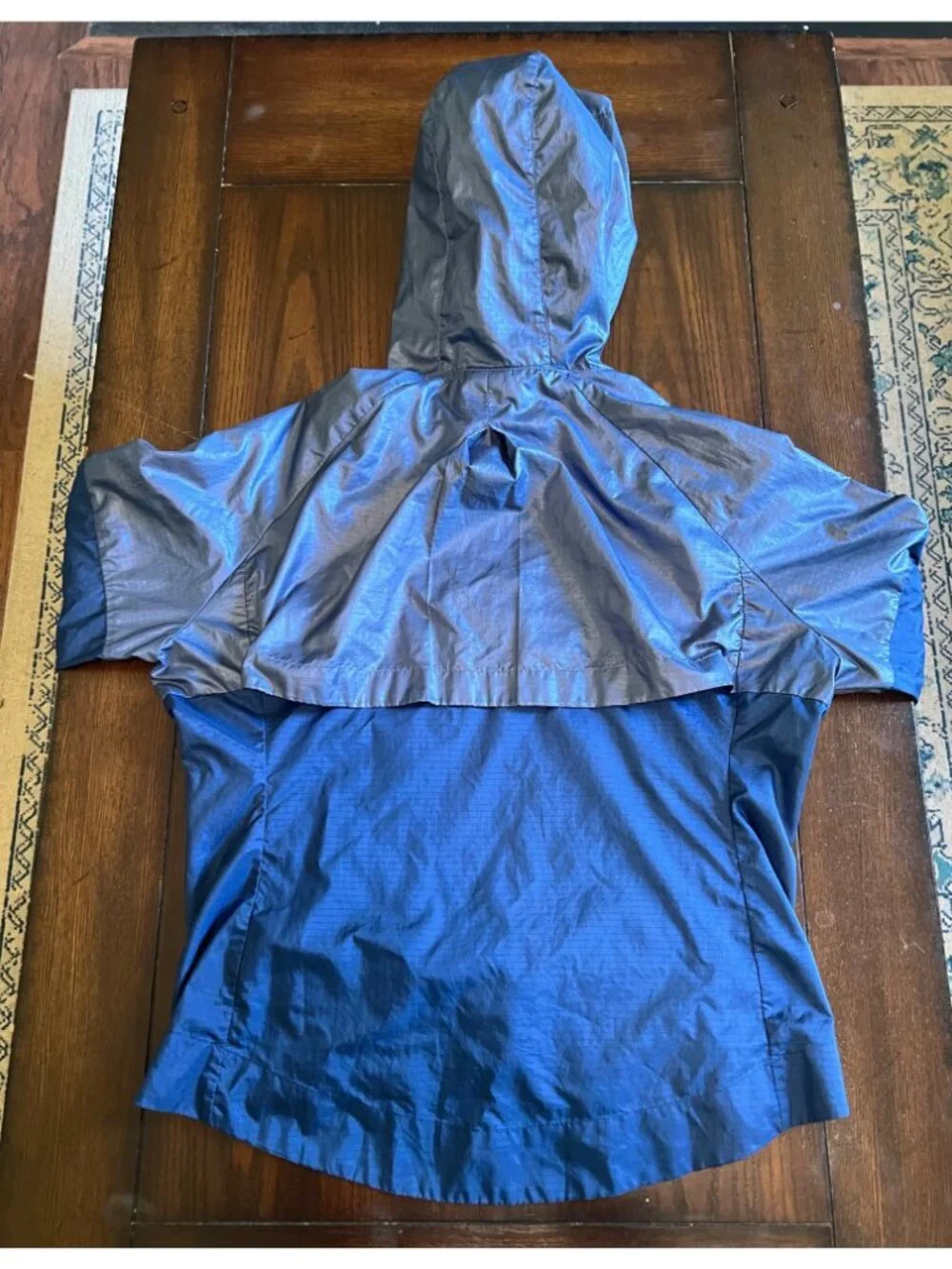 Nike Blue Windbreaker Jacket Windrunner Rain Vented Full Zip Activewear Medium - Picture 6 of 11